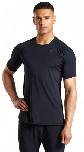 gym men wearing black tshirt and trouser for gym wear